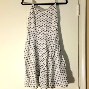 Flowy lined adjustable spaghetti strap sundress